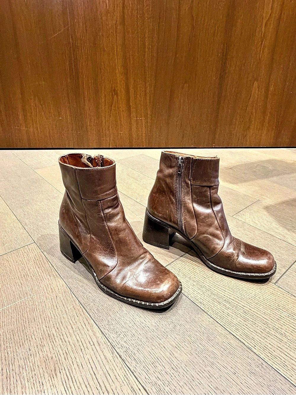 Italian Brown Leather Boots